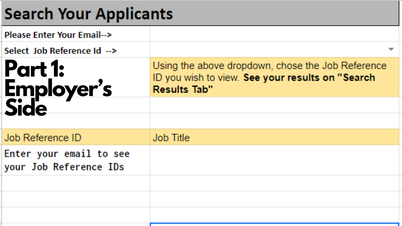 Linking and Automatizing Multiple Google Forms, and Sheets. Pt. 1: Employer’s Side